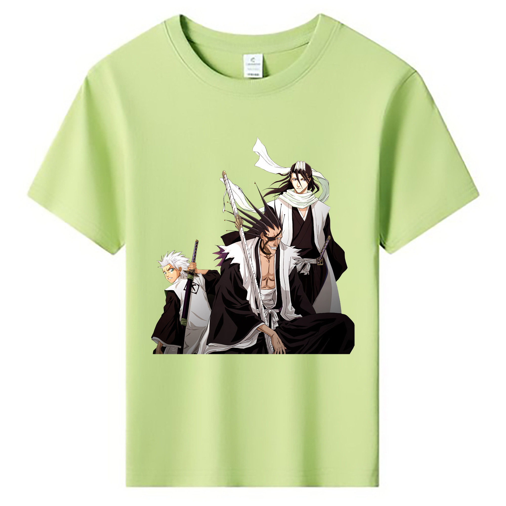 （画像用） ブリーチ ざらき けんぱち BLEACH Zaraki Kenpachi 綿100％キッズTシャツ（フロントプリント）